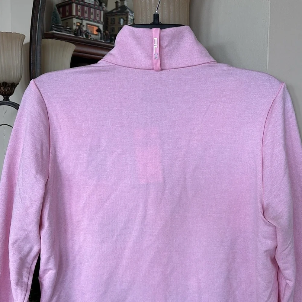 Brand New RLX Ralph Lauren Pink Pastel Patchwork Zip Up Golf Jacket